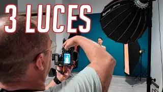 Esquema de 3 luces en estudio (Feat. Smallrig RA-D85)