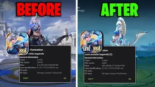 How to Reduce Storage in Mobile Legends using MLBB Lite Version | Recommended for Low-end Devices
