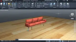 TUTORIAL MODELING SOFA 3D AUTOCAD