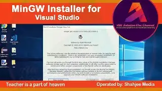 Visual Studio Code │ MinGW installer  │Download and Installation