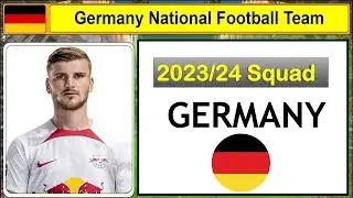 New Players Germany National Football Team 2023/24 | Potential Lineup & Tactics Revealed Germany