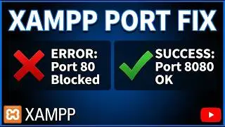 XAMPP Apache Not Starting? 🛑 Port 80/443 Blocked Error Fix.