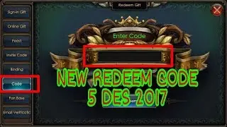 LEGACY OF DISCORD -  NEW REDEEM CODE 5 DESEMBER 2017