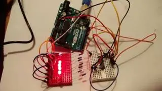 Arduino with SN74HC595N shift register