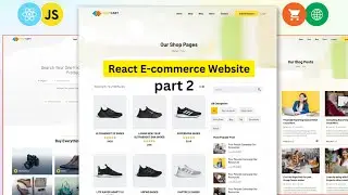 How to Create a eCommerce Website using React JS | React ecommerce website part 2