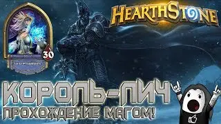 Hearthstone ГАЙД: ПРОХОЖДЕНИЕ КОРОЛЯ ЛИЧА | Уничтожение Магом Короля Лича бюджетной колодой!
