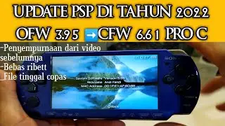 HOW TO UPDATE PSP IN 2022 || 3.95 OFW ➡️ CFW 6.61 infinity pro c