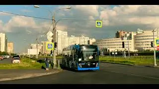 клип про Петербургский троллейбус 2022 ГУП ГОРЭЛЕКТРОТРАС (ГЭТ)