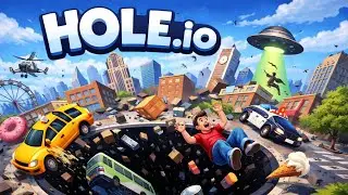 “Hole.io - Gameplay Walkthrough Part 1 Tutorial NEW Mobile Game (Android, iOS) #gaming 