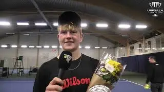 Segerintervju med Filip Söderqvist 🏆 - Uppsala Tennis Cup 2024