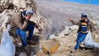 Sadiq's escape from his second wife's brother, Zahra, and his refuge in the mountains