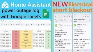 Logging power outages with Google Sheets and Home Assistant
