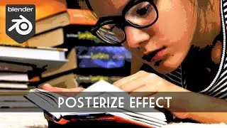 Blender Compositing VFX Tutorial : Posterize Effect [Node Editor]