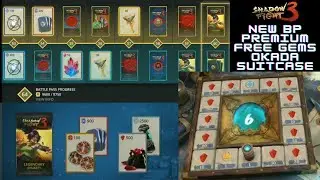 Shadow Fight 3 New Premium Battlepass || Free Gems + Legendary Sets + Resources  ||