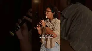 PRO vs beginner recorder player