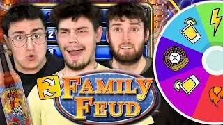 Playing REVERSE Family Feud! | Wheel Of Misfortune Returns!