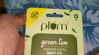 Plum Green Tea Night Gel Cream | Anti Aging Oil-Free Moisturizer with Glycolic Acid(15 ml)