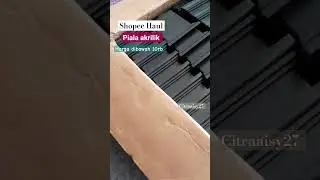 shopee Haul piala akrilik harga super murah!! #youtubeshorts