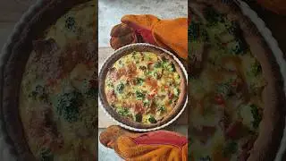Сочный киш на ТАЮЩЕМ тесте! Вы проглотите язык от этого вкуса! #рецепты #bread #мойхлебназакваске