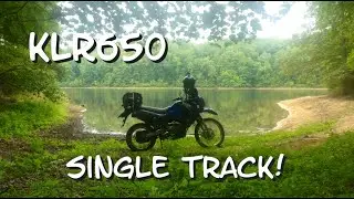 KLR650 - Single Track Ride in The Pines