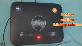 jio Fiber Red Light Blinking problem solution | Jio fiber red light blinking