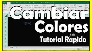 Como cambiar color de fondo y texto en Excel Cambiar el color del texto