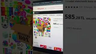 970₺’ye gizemli kutu aldım.  
