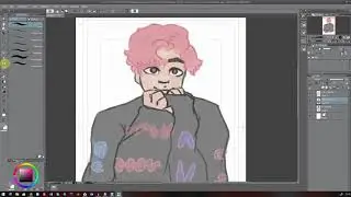 Experimenting with Clip Studio Paint trial version!