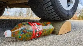 Crushing Crunchy & Soft Things by Car! EXPERIMENT CAR vs COCA COLA ORBEEZ