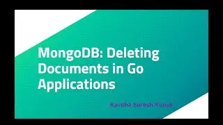 MongoDB: Deleting Documents in Go Applications