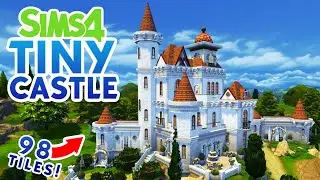 TINY CASTLE - Base Game Tiny House | Sims 4 Speed Build