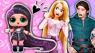 💜 HIJA de RAPUNZEL se VUELVE REBELDE y DARK 🤟CAMBIA de LOOK 😎Juguetes Fantásticos