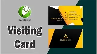 CorelDraw Visiting Card Very Easy & Shortcut Trick.