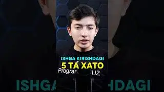 Ishga kirish vaqtida bu xatolarga aslo yo'l qo'ymang ❌