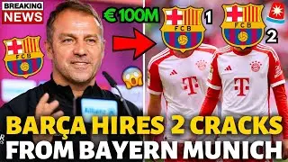 🚨OH MY GOD! BARCELONA SURPRISES AND HIRES TWO PLAYERS FROM BAYERN MUNICH! BARCELONA NEWS TODAY!