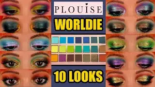 Plouise Worldie palette 10 LOOKS and review!