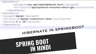 easy way to connect hibernate with spring boot