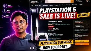 PS5 Restock on Amazon | Biggest PS5 Sale India | Playstation 5 On MRP | Amazon Sale @TechBubbles