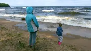 Ладога. Шторм. (зарисовка)
