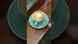 Fix failed latte art - turn a blob into a four clover