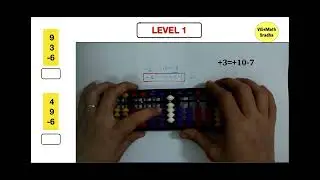 🧮Learn how to use combination subtraction of 6 (-6=-10+5-1 ) 📕|Level 1 abacus 🧮📚🧮