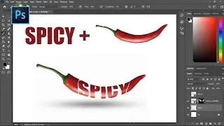 The Easy Trick to Combine Text and Object in Photoshop