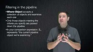 Windows PowerShell Fundamentals Chapter 08 - Pipeline Filtering and Operators