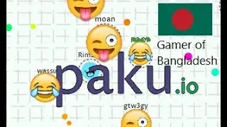 Big Mouth eats Small Mouth|Playing Paku.io