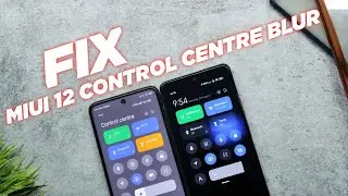 ENABLE MIUI 12 Control Centre Background Blur On MIUI 12/12.5 | Fix MIUI Control Centre Blur Effect