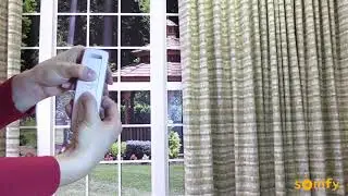 Florida Automated Shade  Somfy Glydea Motorized Drapery Track