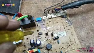 Air conditioner indoor fan motor not working issue repair step by step in tamil // zero crossing
