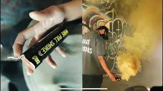 Photoshoot + Smoke Bombs in an Abandoned Gas Station Calgary, Alberta Canada