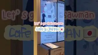 Chainsaw man Cafe cause I want to Drink Makima 🇯🇵😤 #shorts #animecafe #chainsawman