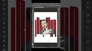 Custom typography in photoshop | Ironman typography | #photoshoptutorial | #shrots